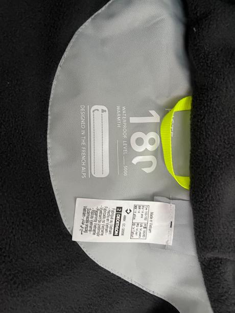 Lyžiarska bunda, decathlon,152