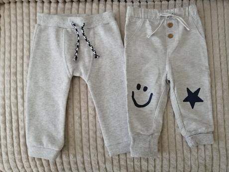 Tepláky spolu 80-86,len oprate, f&f,80