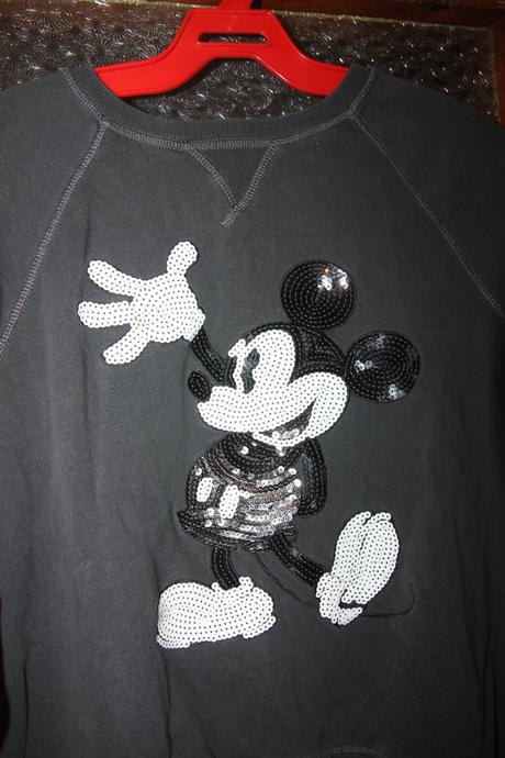 Mikina s micekymousom, h&m,164