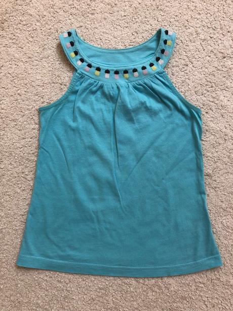 Letne tielko s ananasmi - super stav, palomino,122