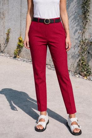 Cyklamenové cigaretové nohavice tally weijl, xs