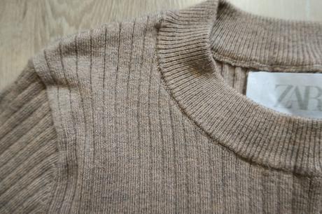 Mäkké vrúbkované svetrotričko zara, zara,152