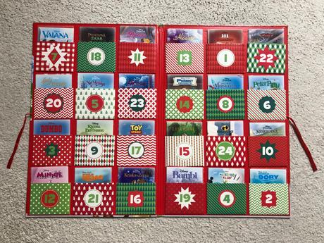 Disney adventny kalendar - top stav - necitany, 