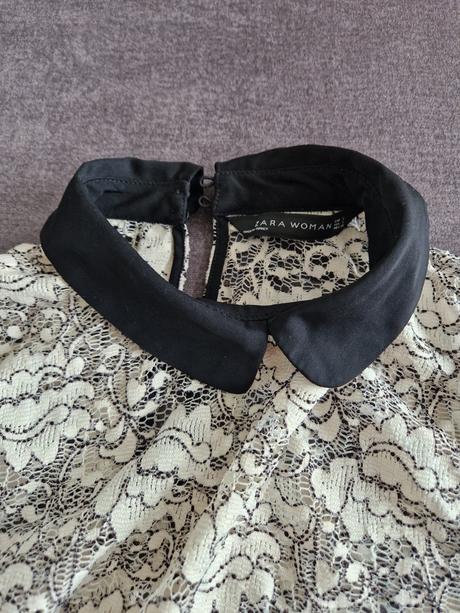 Zara - čipkovaný top 2+1 zadarmo, zara,s