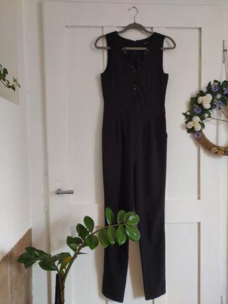 Čierny elegantný overal dlhý, tally weijl,m