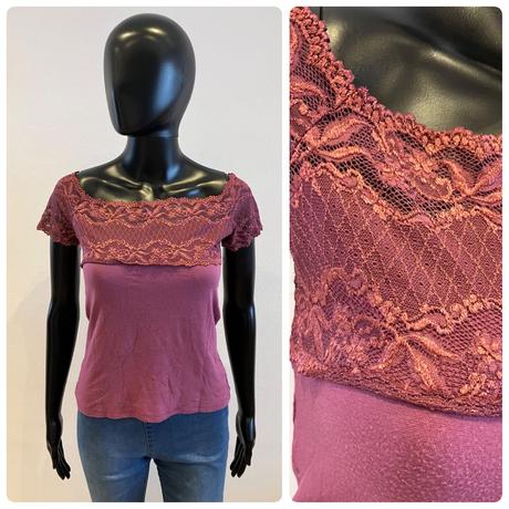 Dámske tričko s krajkou (38-40), m