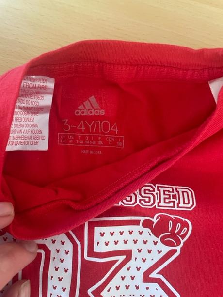Suprava disney-adidas 104/3-4 roky, adidas,104