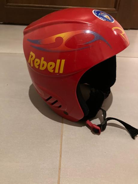Detská lyžiarska prilba rebell, s