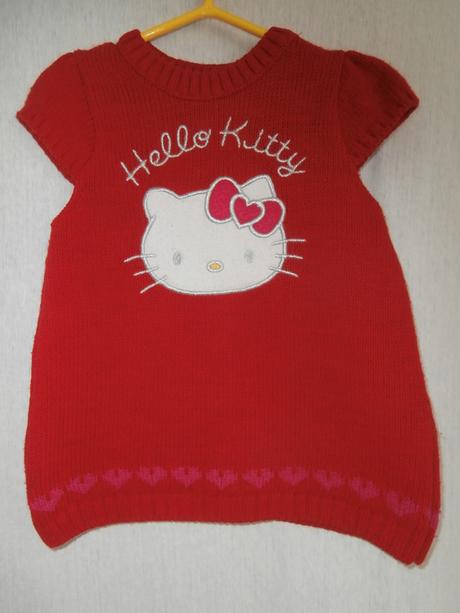 Šaty pletené, sanrio,80