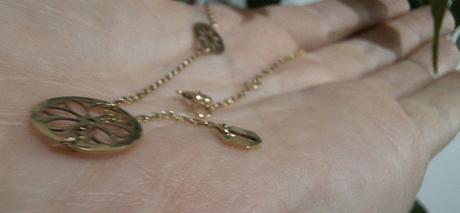 Zlata retiazka náramok na nohu au zlatnictvo, 