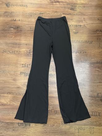 Čiernr zvonové nohavice shein 10-11r., 140