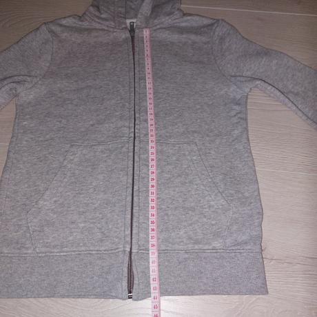 Siva mikinka, hm,122/128, h&m,122
