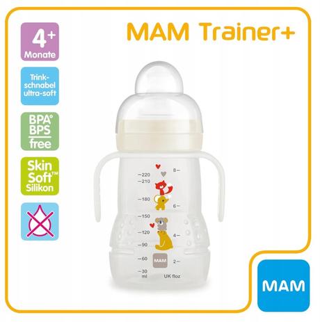 Mam hrnček trainer 2v1 220 ml, 4m+,