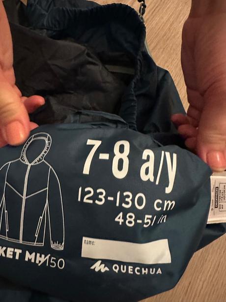 Nepremokava bunda, quechua,128