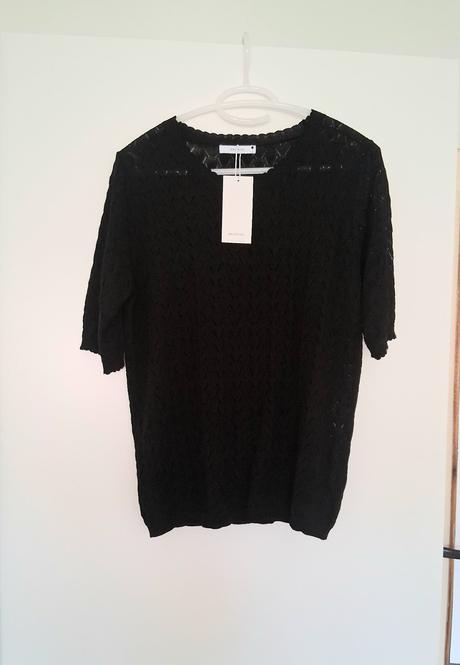 Nové tričko top ažúrové tunika s visačkou, reserved,l