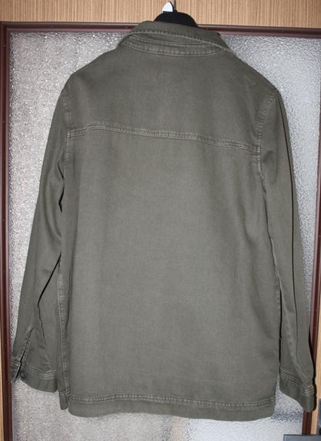 Zelená dlhšia riflová bunda č. 46, 46