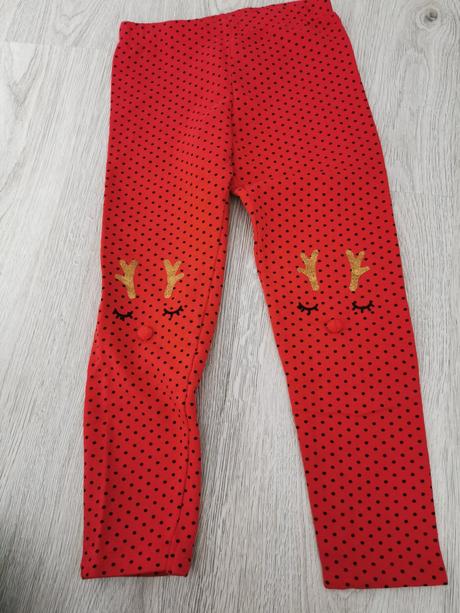 Vianočné legíny 4-5rokov, 110