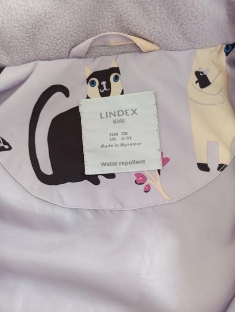 Lindex vetrovka mačičky, lindex,110