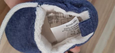Nenosené capačky, h&m,<17