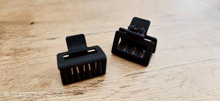 Štipec do vlasov - čierny - 5 cm, 