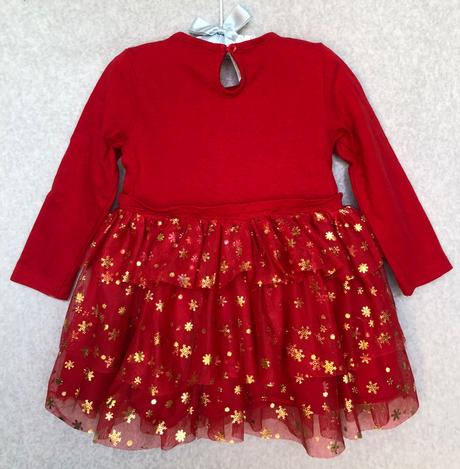 Disney baby vianočné šaty mickey mouse, 86