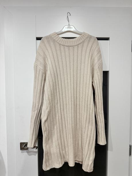 Kremove pletene šaty h&m, h&m,m