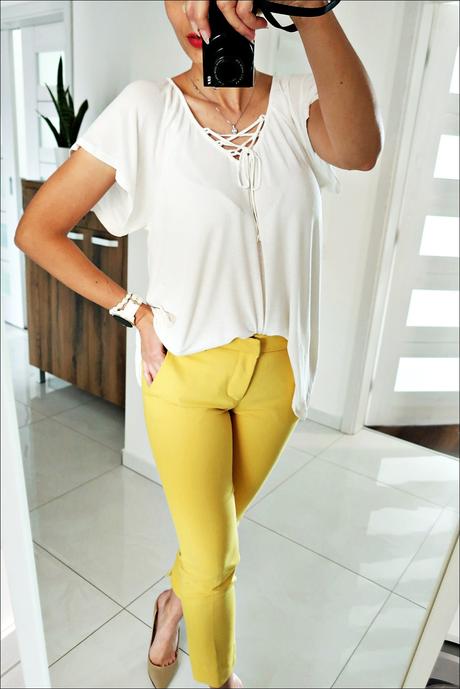 Jemnučký úpletový top, papaya,m