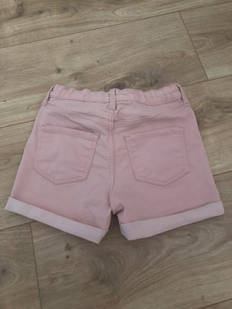 Ružové kraťase, h&m,128