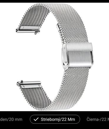Nový remienok na hodinky 22mm, 