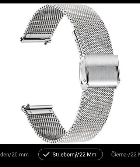 Nový remienok na hodinky 22mm, 