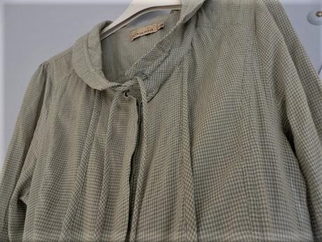 Pepitová dlhá košeľa vintage, 38