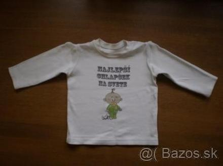 Tričko "najlepší chlapček na svete", 74