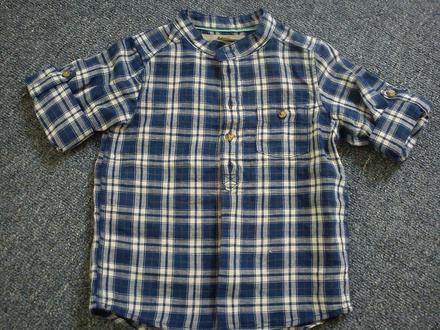 Kosielka s roll-up rukavom, h&m,86