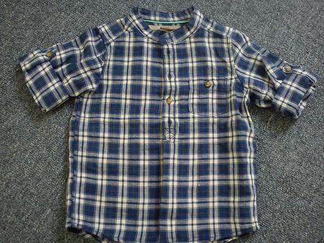 Kosielka s roll-up rukavom, h&m,86