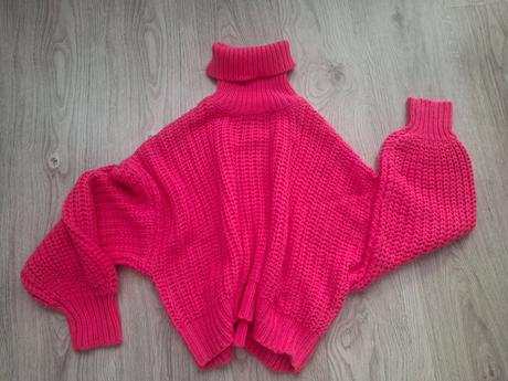 Neon oversize rolak, sherpa