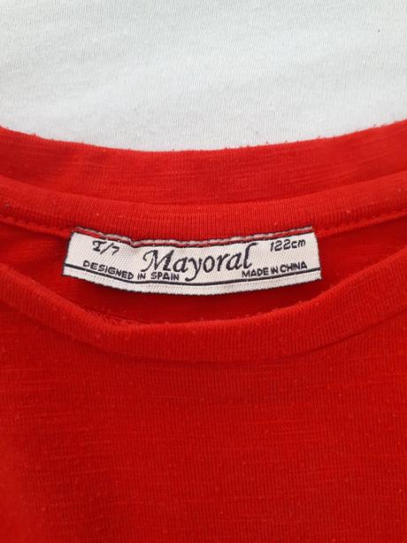 Tričko námornícke mayoral červené, mayoral,122