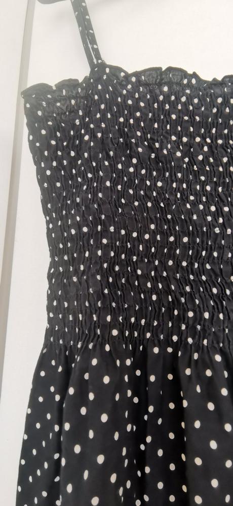 Letné bodkované šaty, h&m