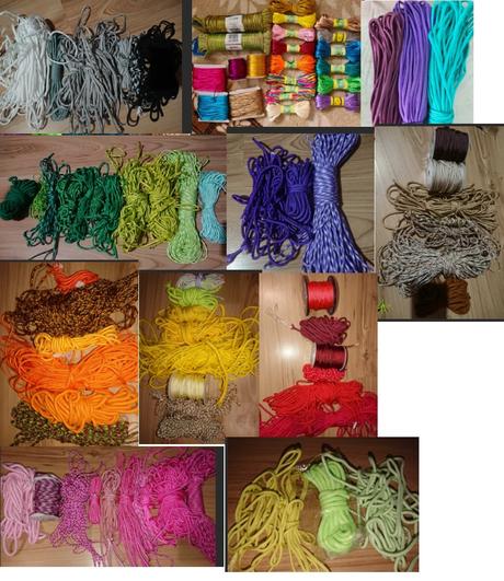 Pletené obojky s em keramikou, 