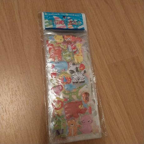 Nalepky zvierata 8 harkov,