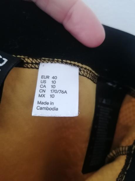 Dámska minisukna, h&m,40