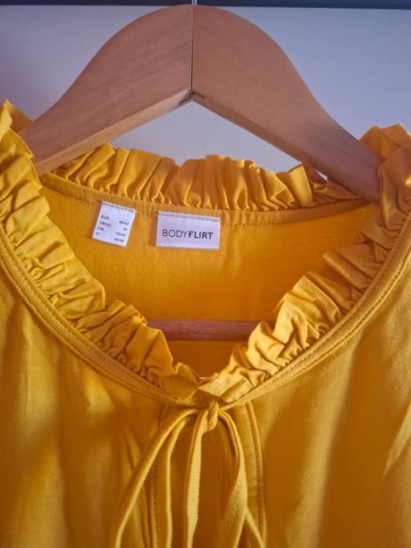 Dámske žlté tričko, bonprix,40