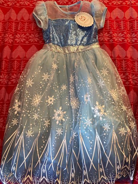 Nové šaty frozen elsa anna kostým na vek 4-5, 104 / 110 / 116 / 122
