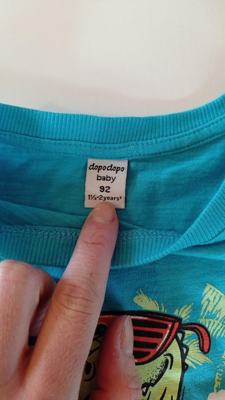 Tričko s dinom, dopodopo,92