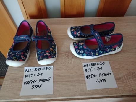Dievčenské papuče zn.befado veľ.31, 31