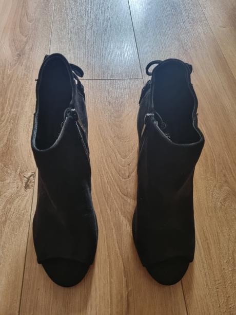 Čierne kotníkové topánky jenny fairy, 37