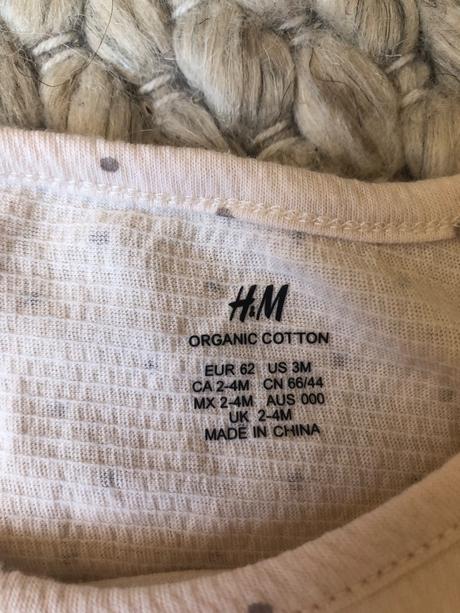 Tričko s dlhým rukávom, h&m,62