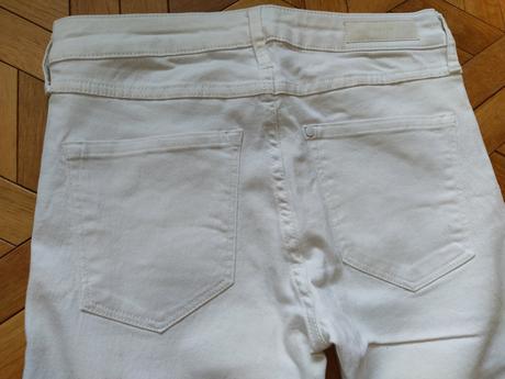 Biele rifle., denim,26