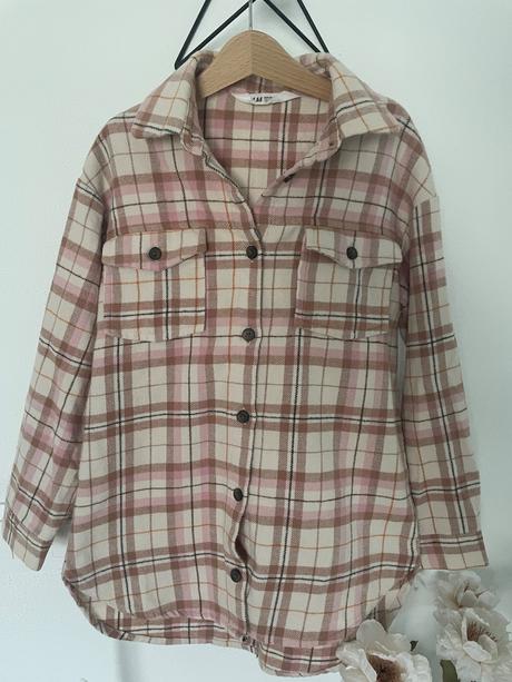 Flanelka pre dievca, h&m,134