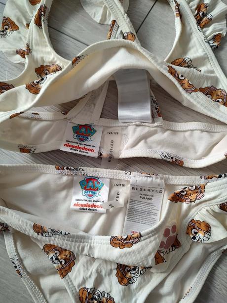 Plavky pre dievčatá labková patrola, veľ.122/128, reserved,122