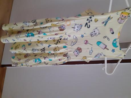 Zlte dievcenske letne saty bez rukavov, h&m,134